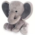🐘✨ Fluffy Gray Elephant – Handcrafted with Love ✨🐘